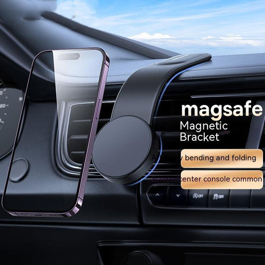 Magnetic Wireless Car Charger & Phone Holder (15W Fast Charge)